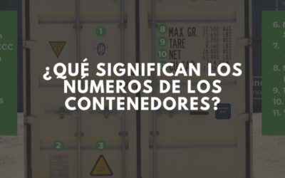 Descubre el significado de los números que tienen los contenedores.